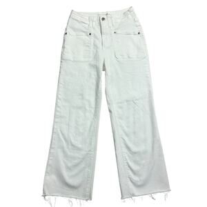 ALTARD STATE White High Rise Wide Leg Denim Jeans 25